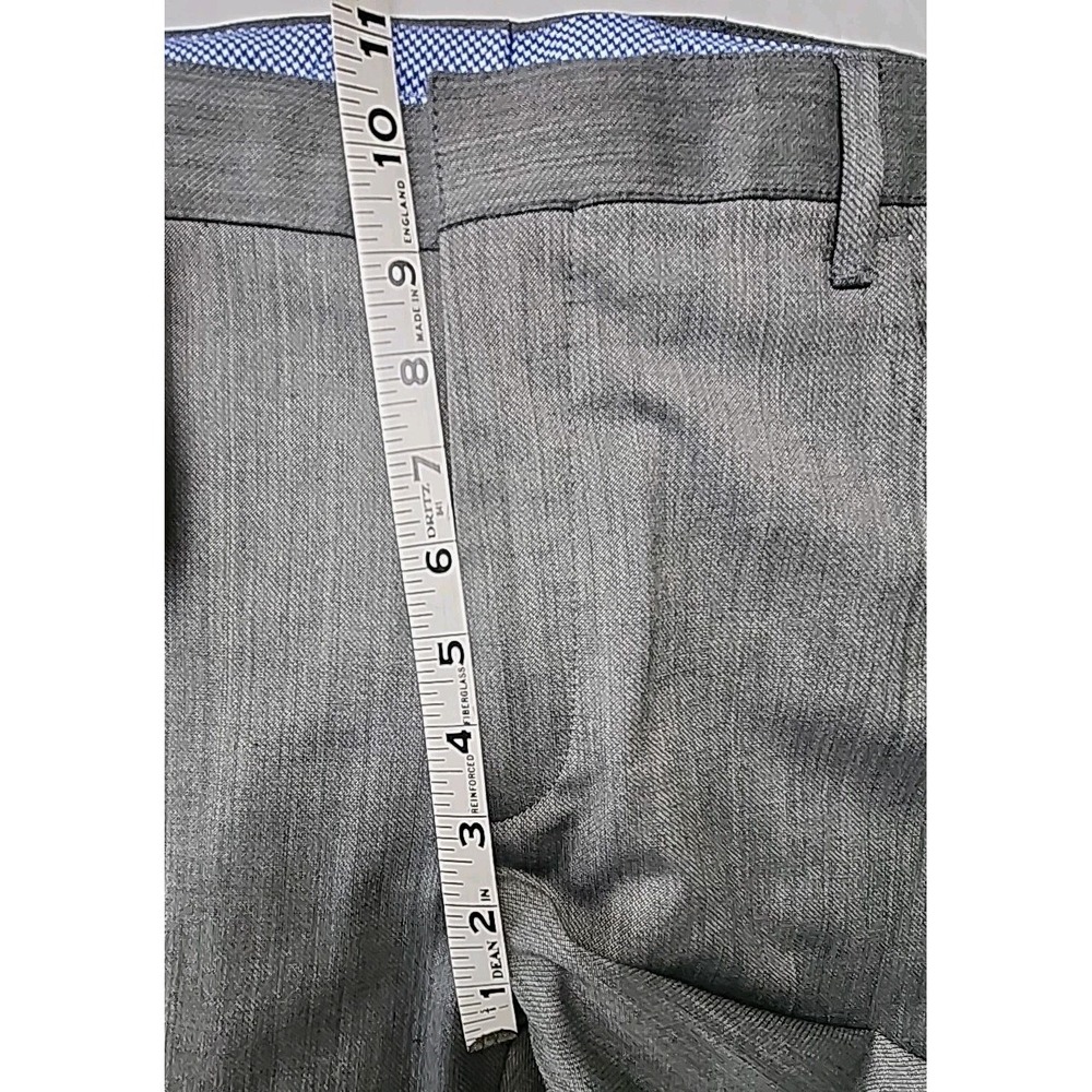 New Hart Schaffner Marx Dress Pants 36R Gray New York Fit Stretch Wool Blend NWT - Picture 10 of 13